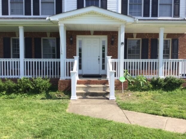 Dave Taylor and the Amramp East Tennessee page installed these custom handrails for a happy client in Adams, TN.