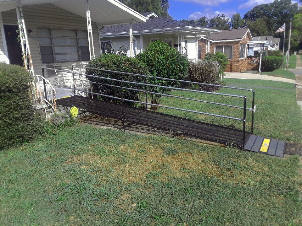 Our Birmingham, AL team installed this residential ramp in the same town as our Amramp office.