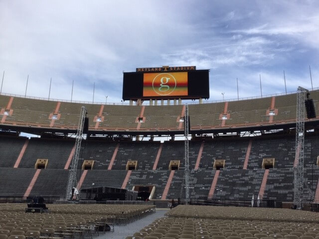 Dave Taylor and the Amramp East TN team installed three wheelchair ramps at University of Tennessee's Neyland Stadium for a Garth Brooks concert. The project managers were very pleased with the team's work!