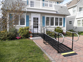 An Amramp wheelchair ramp makes it safe and easy for your clients to go to medical appointments, shopping or to visit friends.