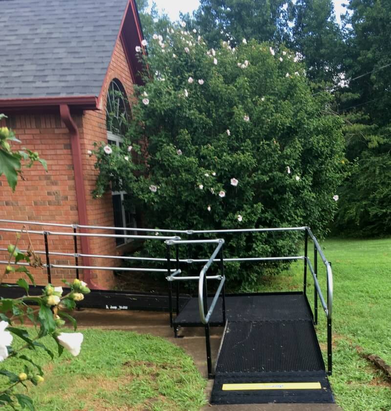John Cochran and the Amramp Birmingham team installed this wheelchair ramp in Kimberly, AL.
