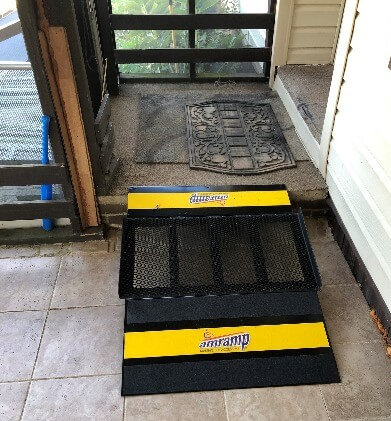 Our Birmingham, AL team recently installed this residential threshold ramp for a customer located in Valley, AL.