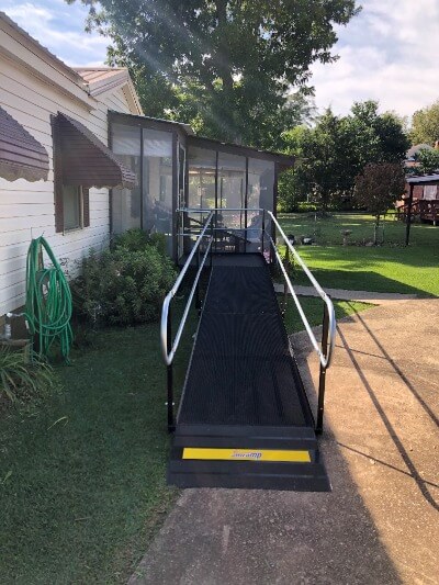 Our Birmingham, AL team recently installed this residential wheelchair ramp for a customer located in Valley, AL.